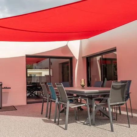 Villa 4 Avec Piscine Chauffée, La Palmyre Les Mathes, 8pers